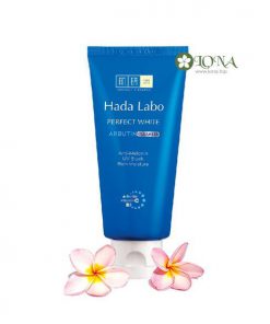 Kem rửa mặt Hadalabo Perfect White Arbutin nhẹ nhàng loại sạch bụi bẩn