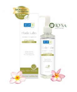 Dầu Hadalabo Advanced Nourish Hyaluron tẩy trang cho làn da được sạch sâu